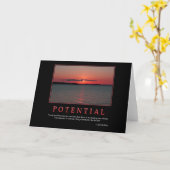 グリーティングカード (黄色い花)