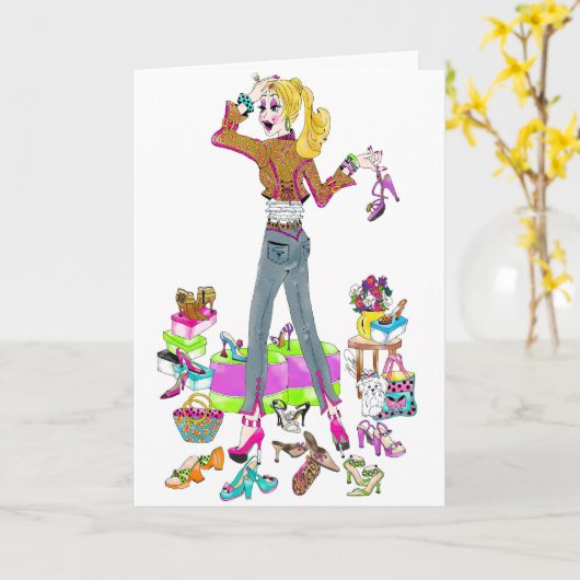 グリーティングカード (黄色い花)