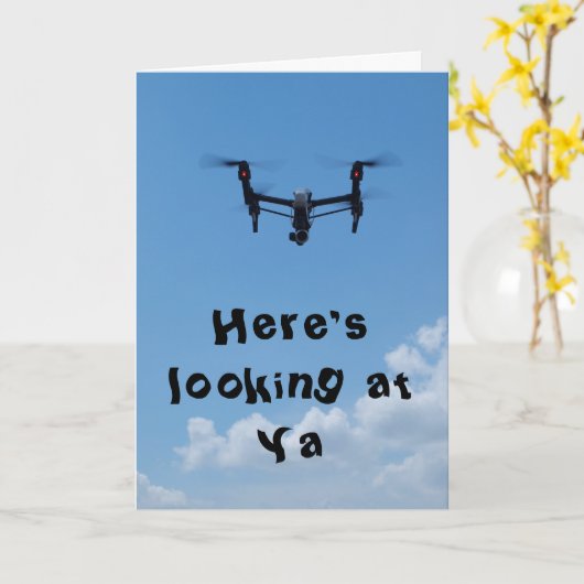 グリーティングカード (黄色い花)