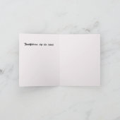 グリーティングカード：ありがたい カード (内部)