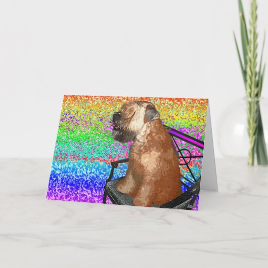 グリーティングカード：「おい、みんな何処だ？」 シーズンカード (正面)