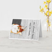 グリーティングカード：おやつ！ カード (黄色い花)