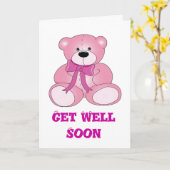 グリーティングカード – お見舞い (黄色い花)