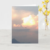 グリーティングカード – すべての行事。 (黄色い花)