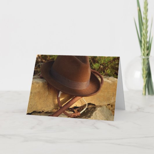 グリーティングカード：インディアナは？ カード (正面)