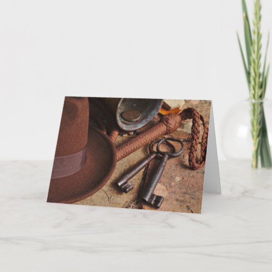 グリーティングカード：インディアナは？第2部 カード (正面)