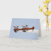 グリーティングカード – ウィングウォーカー (黄色い花)