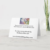 グリーティングカード：「エッセンスホイール」 カード (裏面)