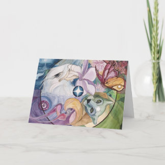 グリーティングカード：「エッセンスホイール」 カード