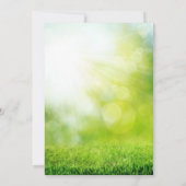 グリーティングカード クリスマスおめでとう 赤いホリデーカード 招待状 (裏面)