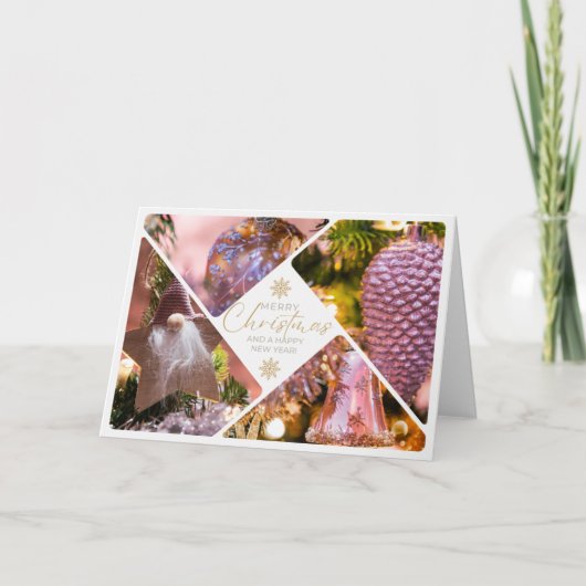 グリーティングカード(クリスマスオーナメント付) サンキューカード (正面)