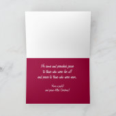 グリーティングカード：クリスマスキャット昼寝エペソ シーズンカード (内部)