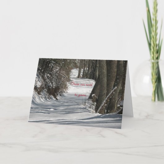 グリーティングカード – クリスマス –  (正面)