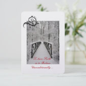 グリーティングカード – クリスマス –  招待状 (スタンド正面)