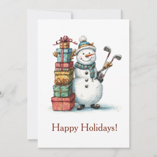 グリーティングカード ゴルフ シーズンカード (正面)