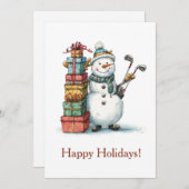 グリーティングカード ゴルフ シーズンカード (正面/裏面)