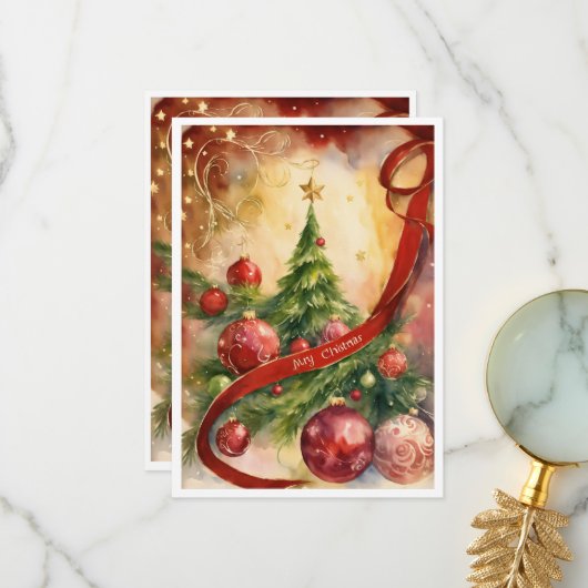 グリーティングカード サンキューカード (正面/裏面インサイチュ)