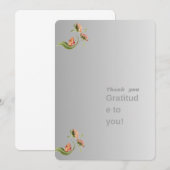 グリーティングカード サンキューカード (正面/裏面)