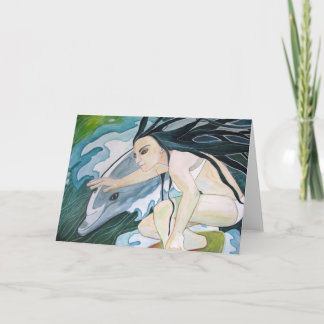 グリーティングカード： "サーファー" カード