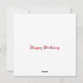 グリーティングカード シーズンカード (裏面)