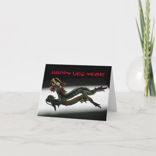 グリーティングカード – ドラゴン新年 シーズンカード (正面)