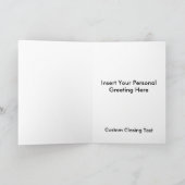 グリーティングカード、ノートカード – カウボーイブーツ,オールドレスズ カード (内部)