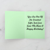 グリーティングカード(ハッピーバースデー兄弟) カード (内部)