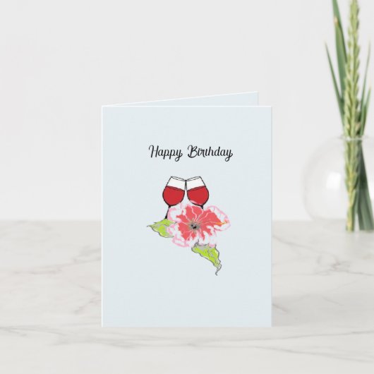 グリーティングカード：ハッピーバースデー カード (正面)