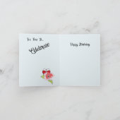 グリーティングカード：ハッピーバースデー カード (内部)