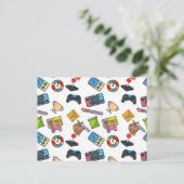 グリーティングカード – ビデオゲームのパターン シーズンポストカード (スタンド正面)