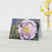 グリーティングカード「フル吹バラ」 カード (黄色い花)