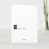 グリーティングカード「ブロンド空白のスモーク」 カード (裏面)