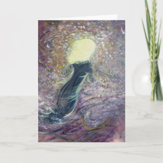 グリーティングカード「ブロンド空白のスモーク」 カード