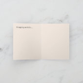 グリーティングカード：ペットの愛 カード (内部)