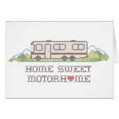 グリーティングカード – ホームスイートモーターホーム (正面横)