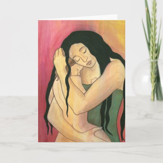 グリーティングカード： "ママ" カード (正面)