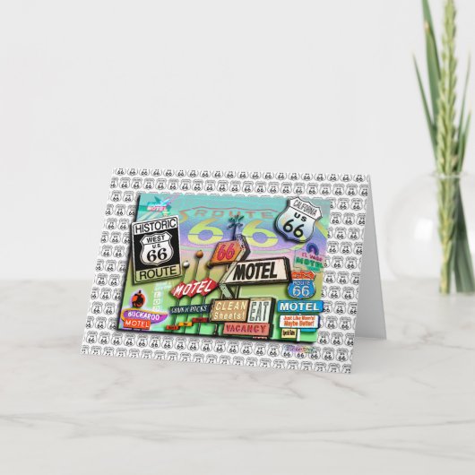 グリーティングカード – ルート66マザーロード18SQ (正面)