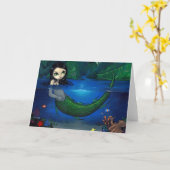 グリーティングカード「人魚のひなた」 カード (黄色い花)