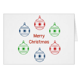 グリーティングカード – 休日オーナメント