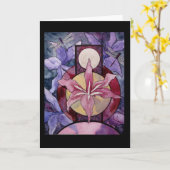 グリーティングカード：«再生 カード (黄色い花)