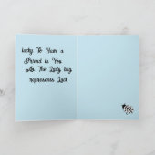 グリーティングカード：友人 サンキューカード (内部)