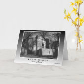 グリーティングカード – 「夕べの影」 (黄色い花)