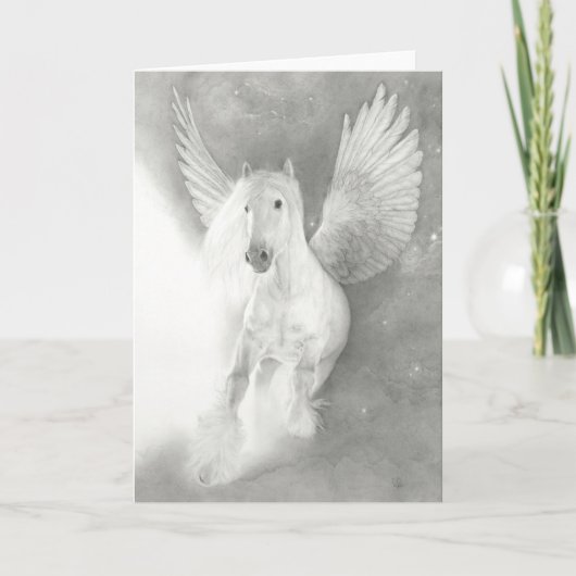 グリーティングカード「天国の雷」 カード (正面)