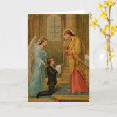 グリーティングカード：幸福は魂 カード (黄色い花)