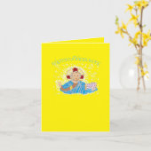 グリーティングカード/心地よい(ギリシャ語) カード (黄色い花)