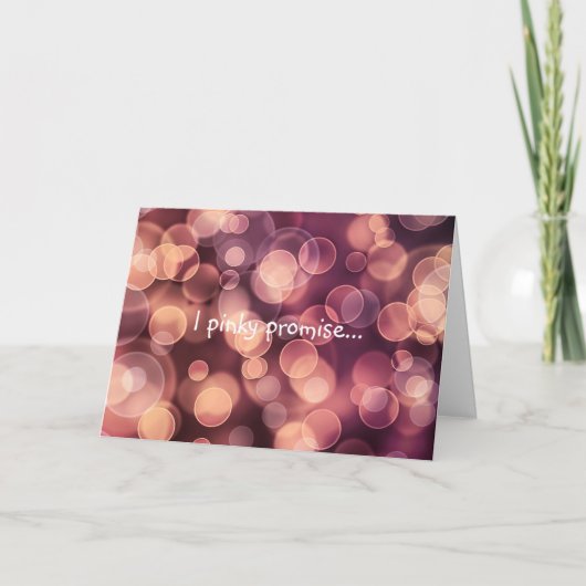 グリーティングカード、恋 カード (正面)