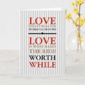 グリーティングカード – 愛とは… (黄色い花)