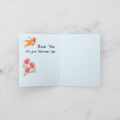 グリーティングカード : 愛の贈り物 サンキューカード (内部)