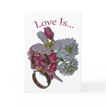 グリーティングカード。愛は…