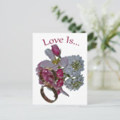 グリーティングカード。愛は… ポストカード (スタンド正面)